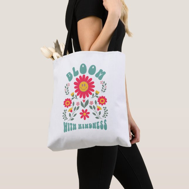 Retro Blume Tote Bag Tasche (Von Nahem)