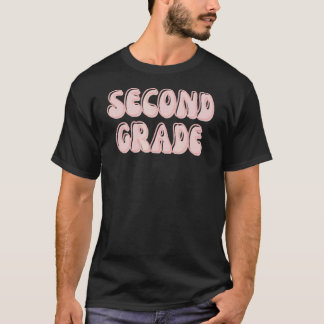 Retro-Blume Zweite Klasse Lehrer Idee 3 T-Shirt