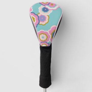 Retro-Blumen-Golfkopfabdeckung Golf Headcover
