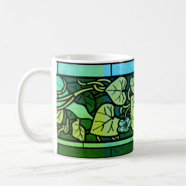 Retro Blumen Kaffeetasse