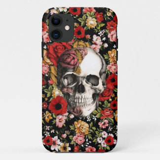 Retro Blumen mit Schädelmuster title_seo2