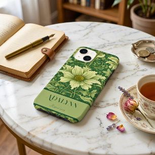 Retro-Blumengeschenke zum Ruhestand für Mama Grün Case-Mate iPhone 14 Hülle