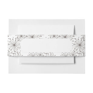 Retro Blumenhintergrund Einladungsbanderole