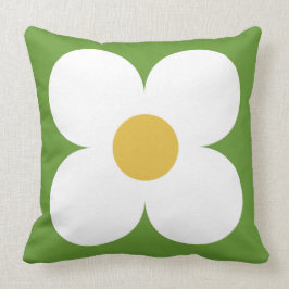 Retro-Blumenkissen Kissen