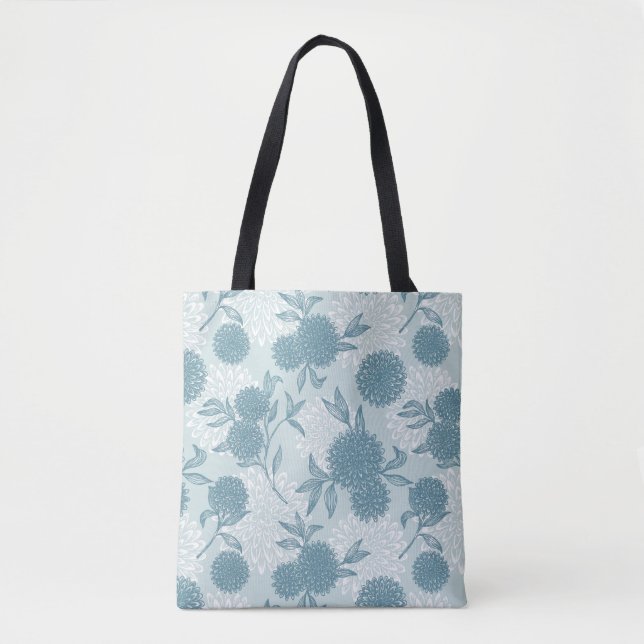 Retro Blumenmuster 2 2 Tasche (Vorderseite)