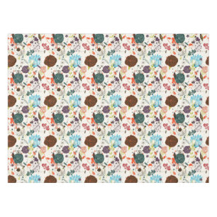Retro Blumenmuster 2 Tischdecke