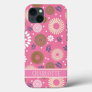 Retro-Blumenmuster Case-Mate iPhone Hülle