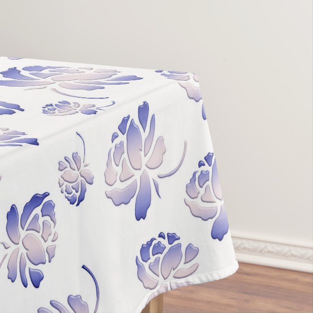 Retro Blumenmuster mit Rosen Tischdecke (Beispiel)