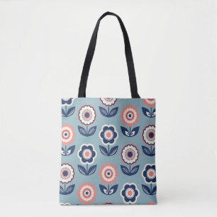 Retro-Blumenmuster: Zeitloser Charme Tasche