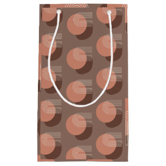 Retro Blush Brun Sunset Kleine Geschenktüte