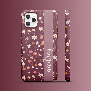 Retro Blüten iPhone 16 Pro Hülle