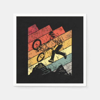 Retro BMX Bike Freestyle BMX Rider Geschenkidee Serviette