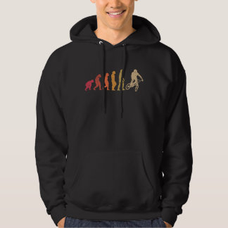 Retro BMX Evolution Motorradentwicklung Hoodie