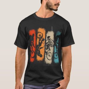 Retro-BMX-Kapuzenpullover T-Shirt