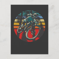 Retro BMX Mountainbike Dirt Offroad Forest Biker