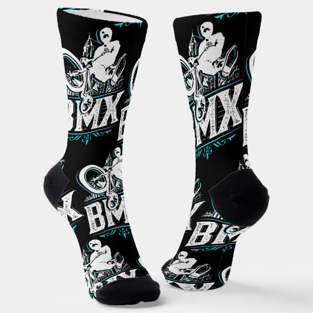 Retro Bmx Socks - Old School Bmx Socken (Gewinkelt)