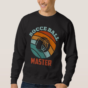 Retro Boccia Meister Boccia Spieler Sweatshirt
