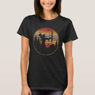 Retro-Bogenschützin Sport Bogenschütze Jägerin Bog T-Shirt