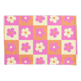Retro Bohemisches Blumenmuster Kissenbezug