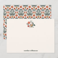Retro Bohemisches florales Nouveau Brautparty Cust