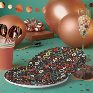 Retro Boho Circle Chic Paper Teller