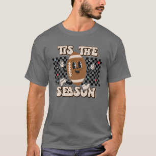 Retro Boho Dies ist die Saison Fußball Mama Fußbal T-Shirt