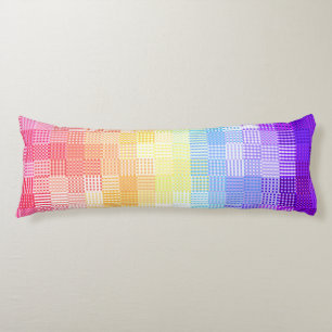 Retro Boho Funky Quirky Xenogender Kariert Pride Seitenschläferkissen