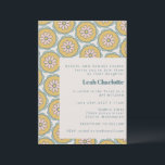 Retro Boho Mandala Floral Pastel Bat Mitzvah Einladung<br><div class="desc">Retro Boho Mandala Floral Pastel Bat Mitzvah Einladung</div>