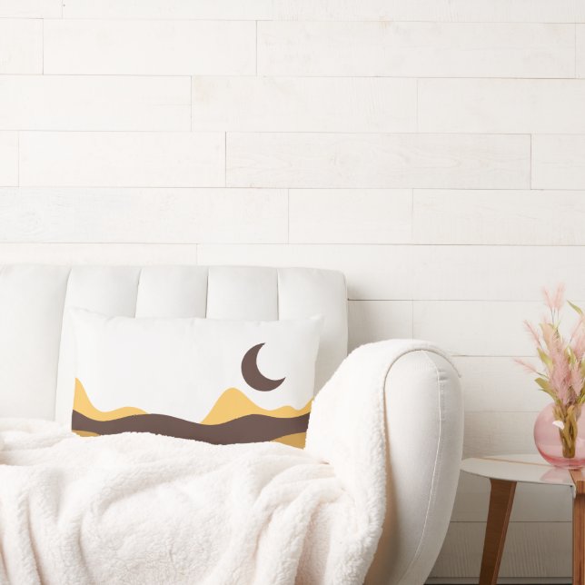 Retro Boho Moon Lendenkissen (Liege)