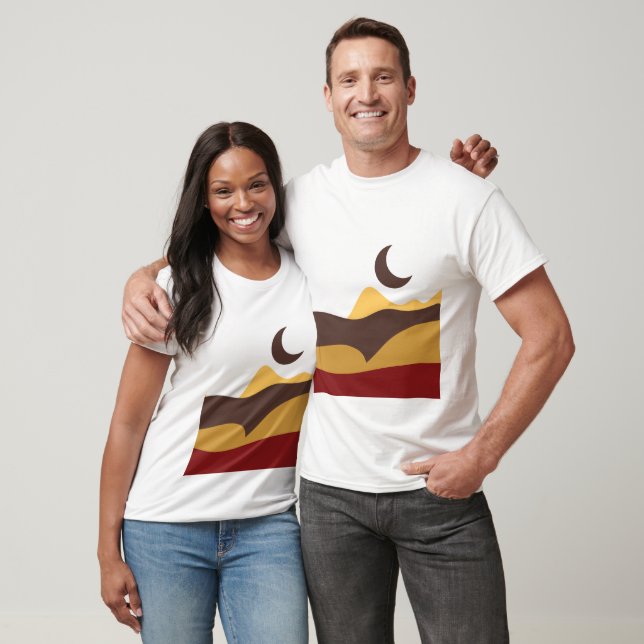 Retro Boho Moon T-Shirt (Unisex)