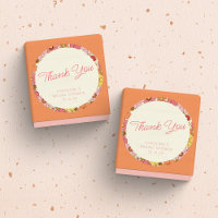 Retro Boho Pink Gelbe Blüte Custom Brautparty