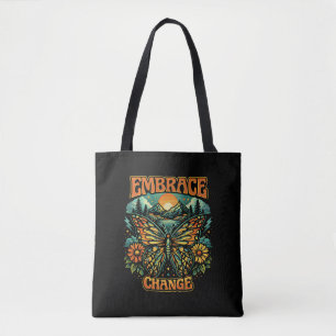 Retro Boho Schmetterlingsflügel des Friedens Tasche