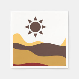 Retro Boho Sun Serviette