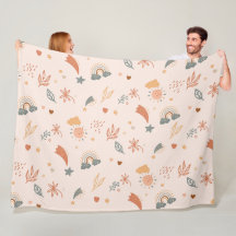 Retro Boho Wasserfarbe Regenbogenneutral