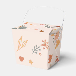 Retro Boho Wasserfarbe Regenbogenneutral Geschenkschachtel