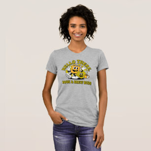 Retro-Book-&-Brew-Buds-Vintage-Cartoon-T-Shirt T-Shirt
