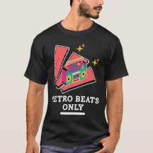 Retro Boombox 80s 90s Vintage Music Beats 
