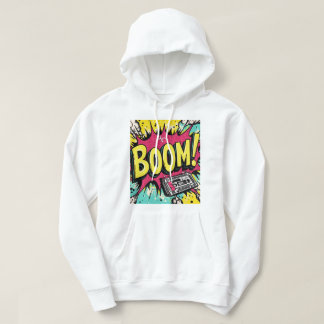 Retro Boombox-Knall Hoodie