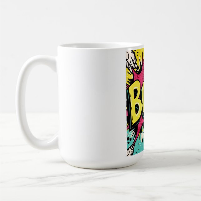 Retro Boombox-Knall Kaffeetasse (Links)