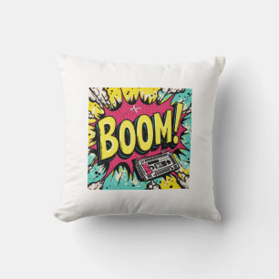 Retro Boombox-Knall Kissen