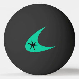 Retro Boomerang Tischtennisball