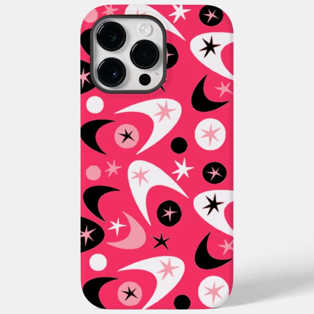 Retro Boomerangs Case-Mate iPhone 14 Pro Max Hülle (Rückseite)