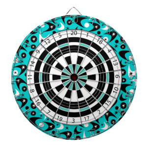 Retro-Boomerangs Dartscheibe