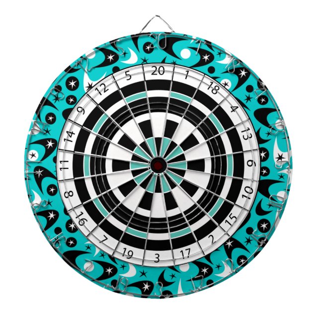 Retro-Boomerangs Dartscheibe (vorne)