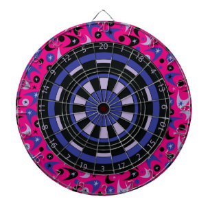 Retro Boomerangs Dartscheibe