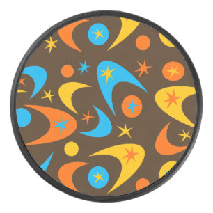 Retro Boomerangs Eishockey Puck