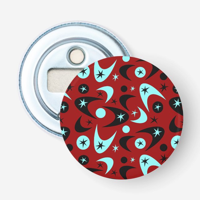 Retro Boomerangs Flaschenöffner (Vorderseite)