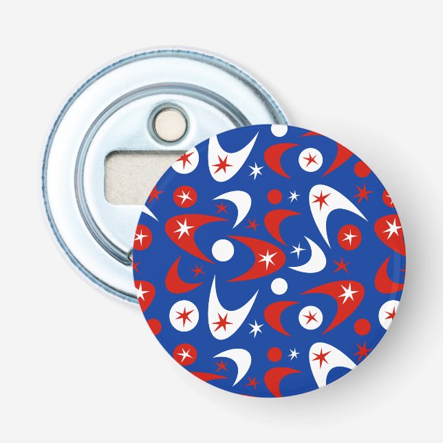 Retro Boomerangs Flaschenöffner (Vorderseite)