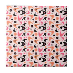 Retro Boomerangs Fliese