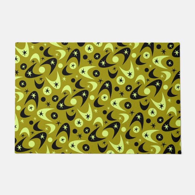 Retro Boomerangs Fußmatte (Vorderseite)